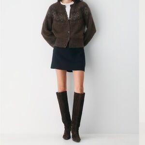 Aritzia Wilfred Black Mini Skirt